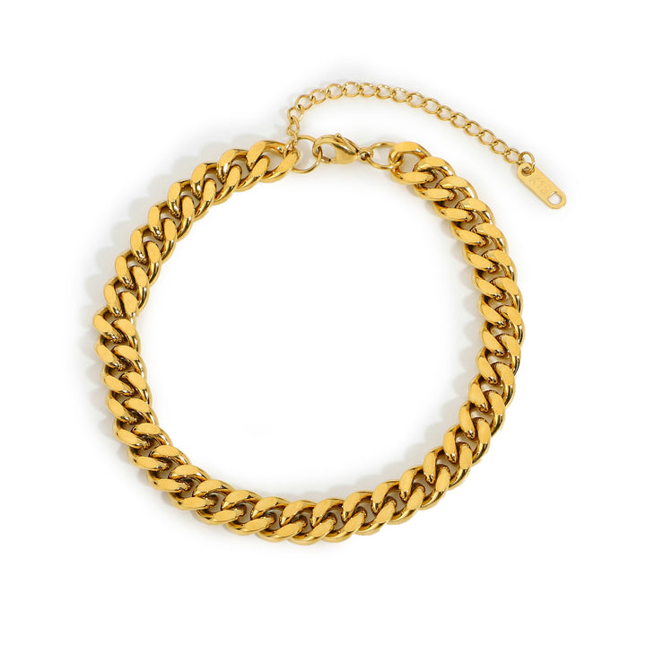 Gold chain bracelets