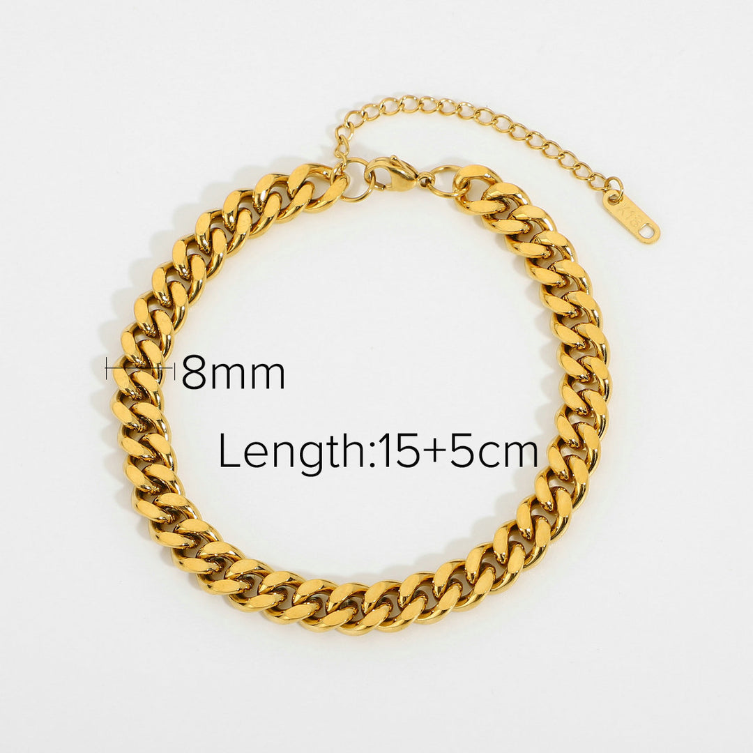 Gold rope bracelet chains