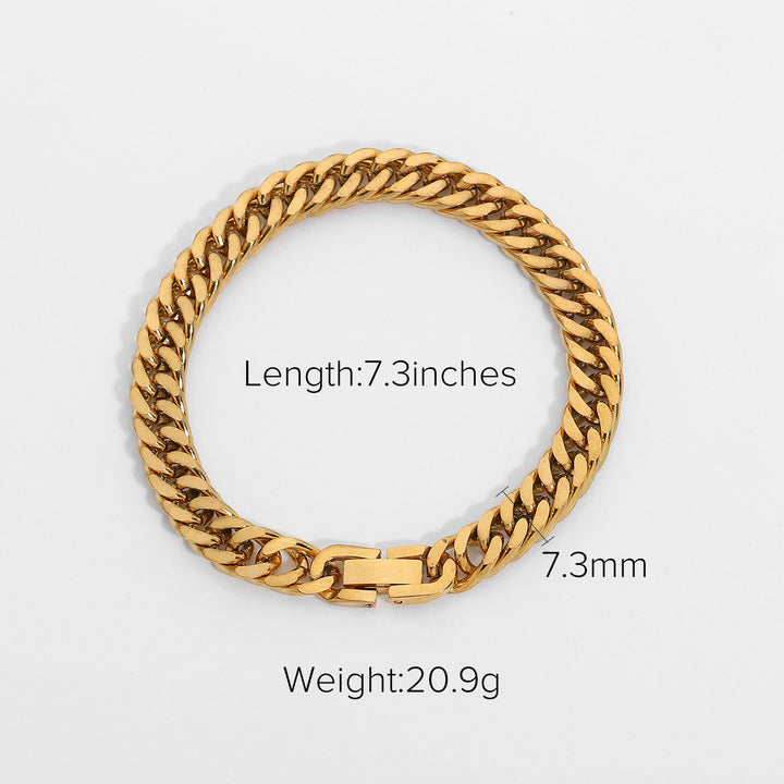 GOLD HIP HOP BRACELET