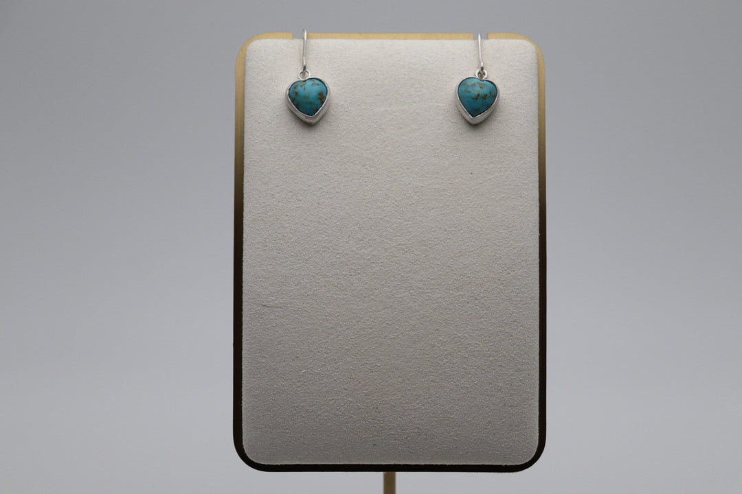 Turquoise Heart Earrings - ZE2